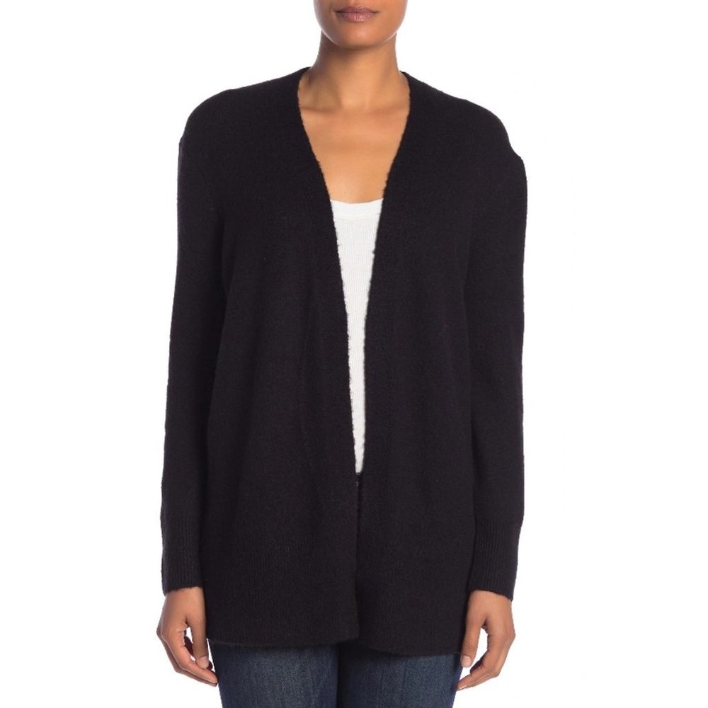 MADEWELL Cozy Walker Long Cardigan - Black - NWT - Small - Picture 3 of 3